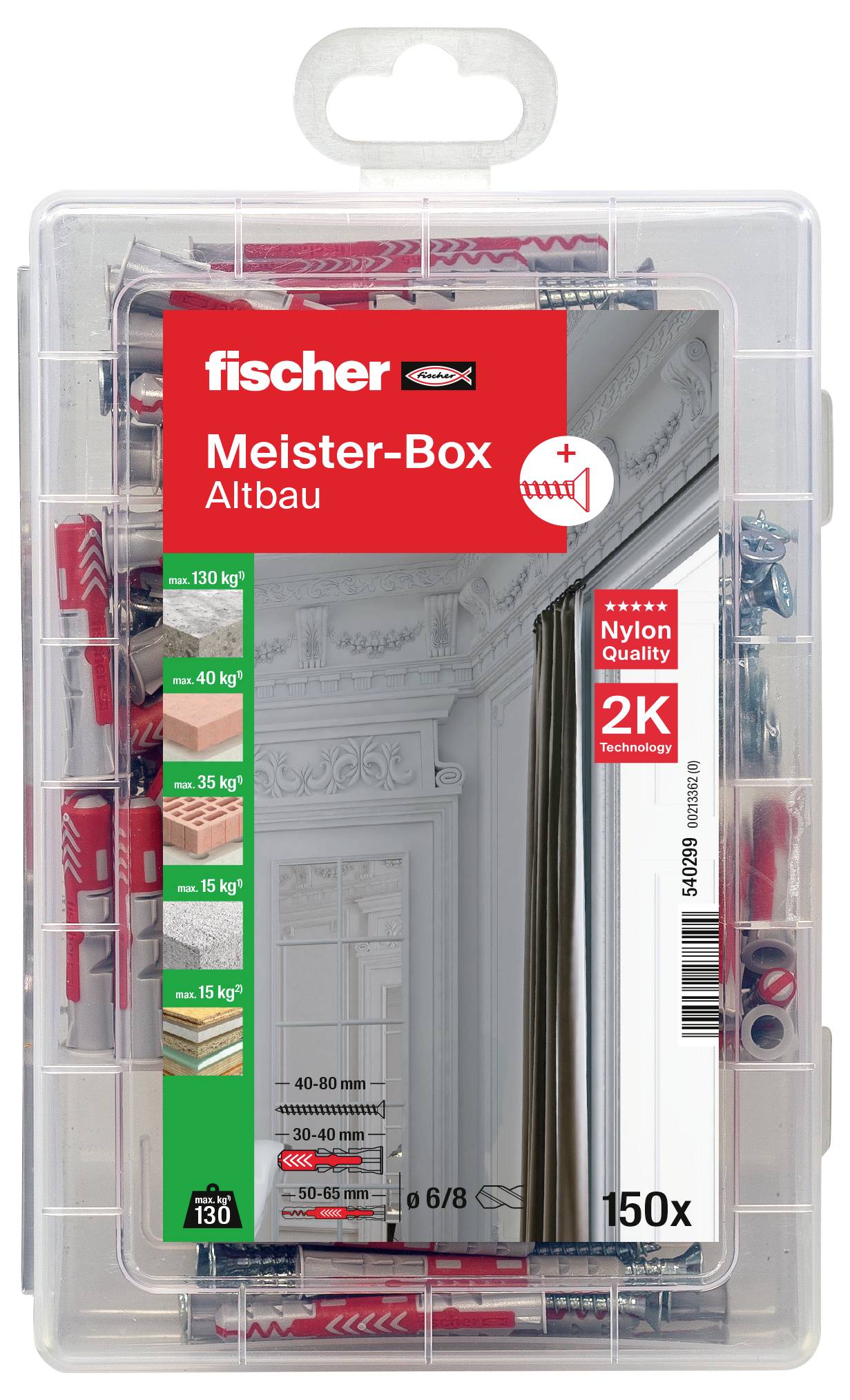 Fischer 540299 Dübel-Sortimentsbox 1St.