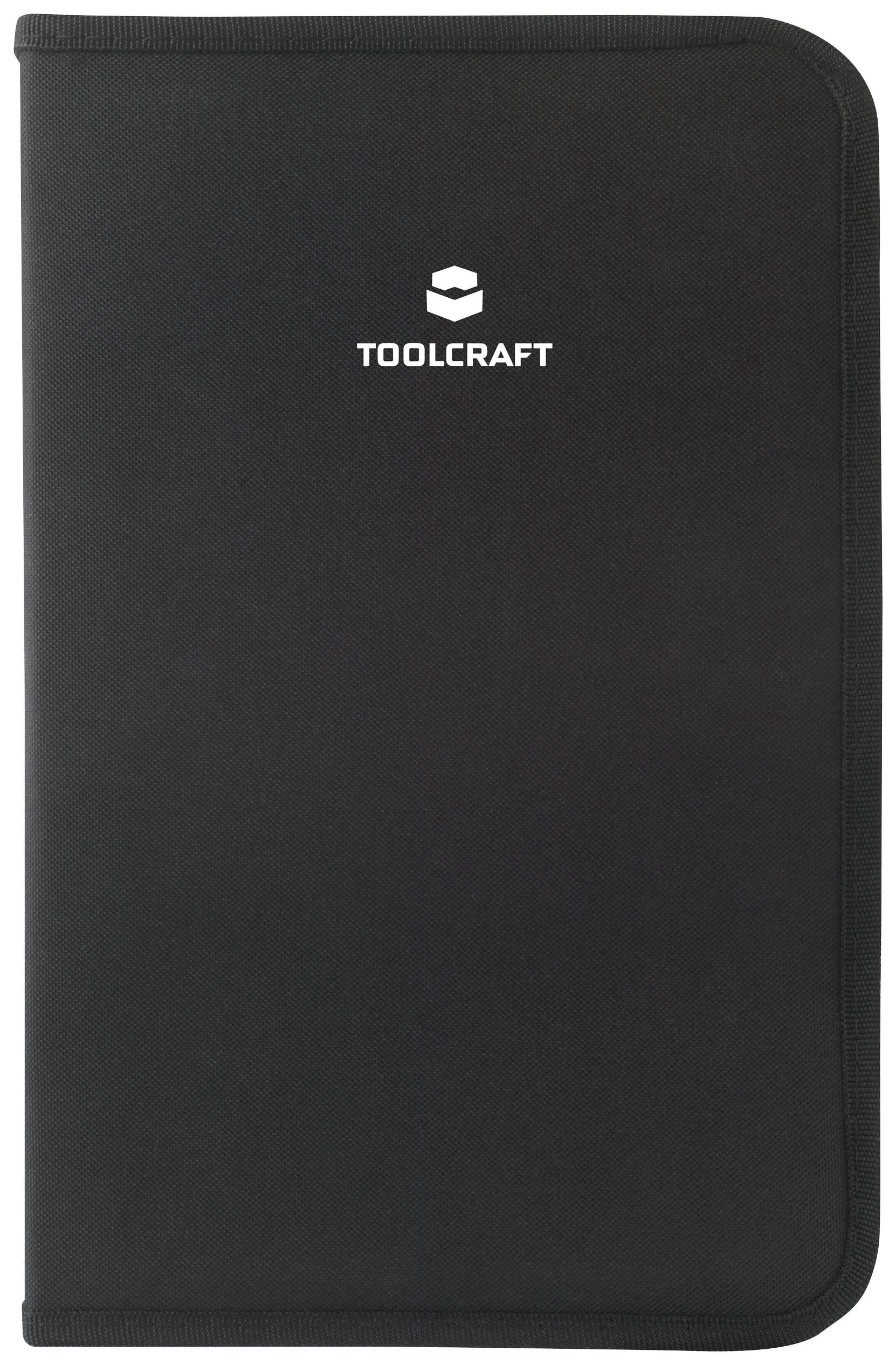 TOOLCRAFT TO-7762929 Elektriker, Heimwerker Werkzeugset in Tasche 50teilig with Digital multimeter VOLTCRAFT VC-22