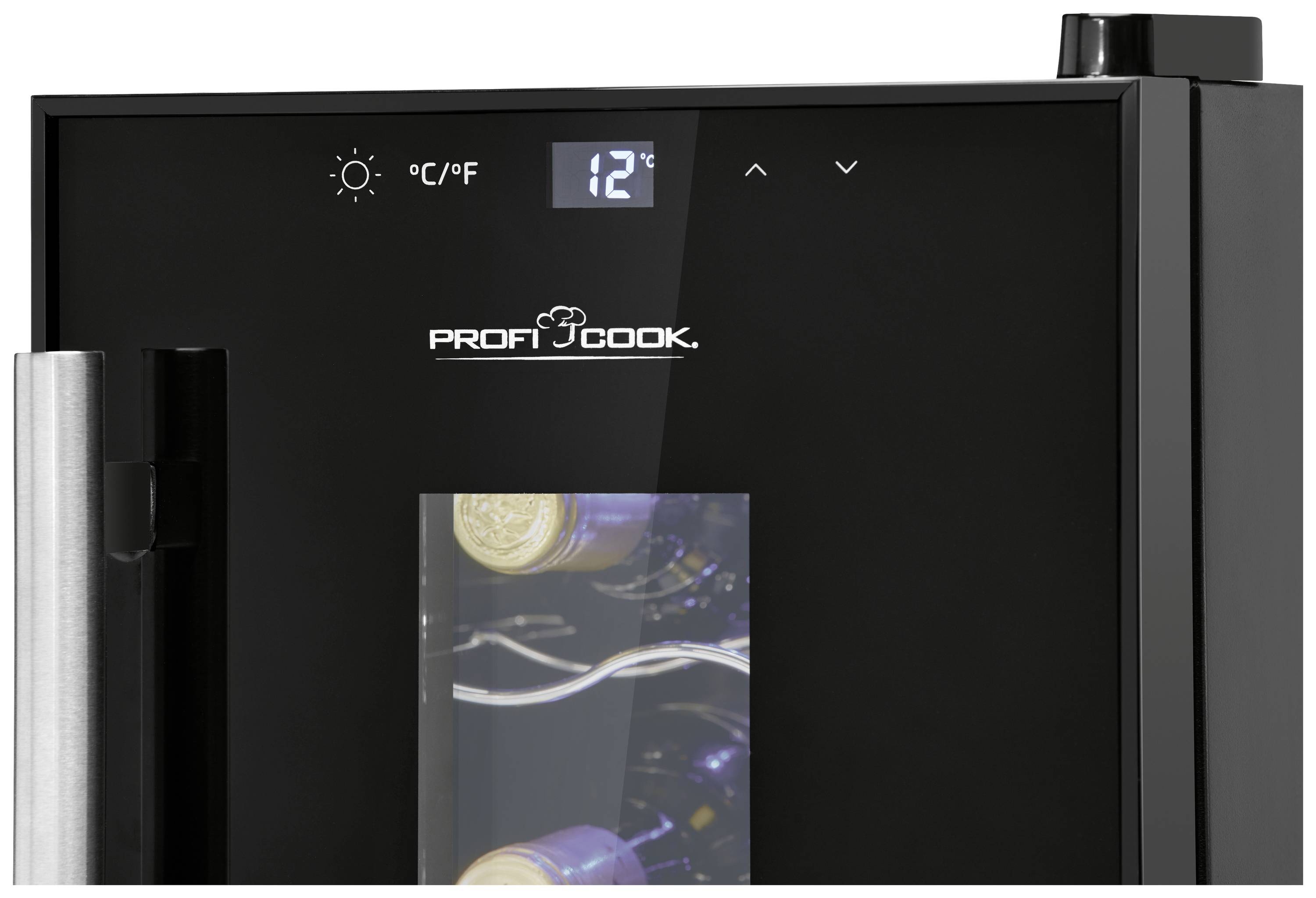 Profi Cook PC-WK 1230 Glaskühlschrank 17 l EEK: G (A - G) Standgerät Schwarz
