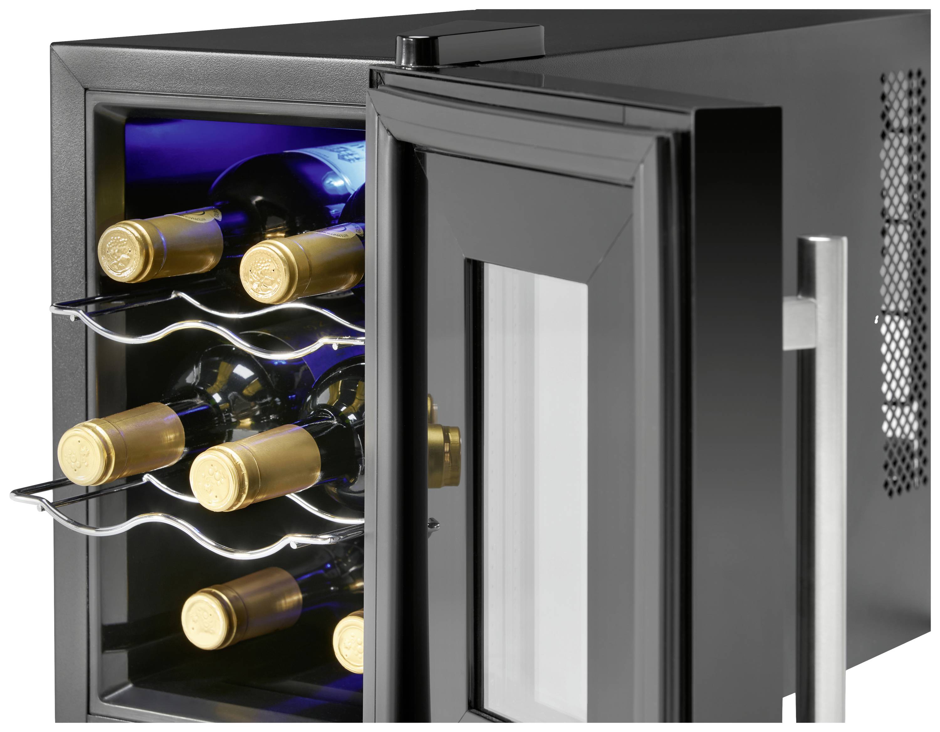 Profi Cook PC-WK 1230 Glaskühlschrank 17 l EEK: G (A - G) Standgerät Schwarz