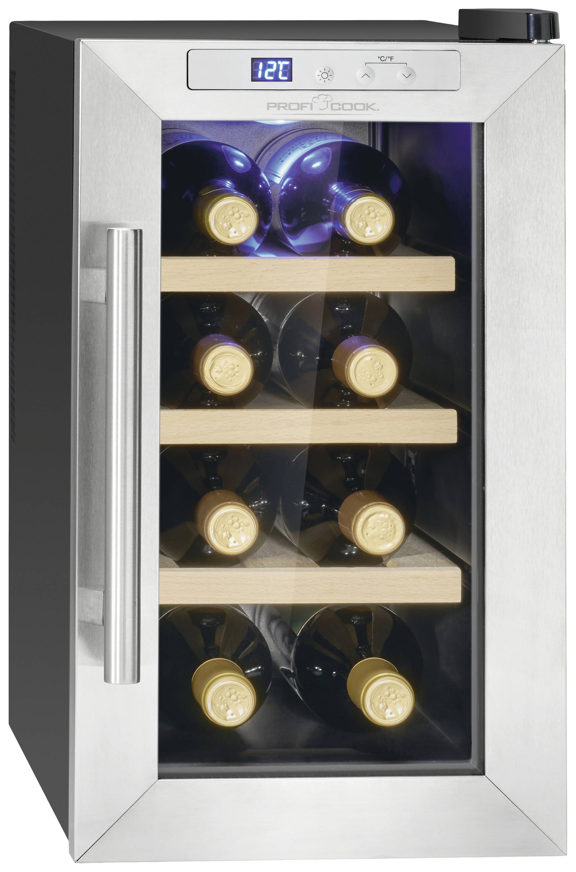 Profi Cook PC-WK 1233 Glaskühlschrank 23 l EEK: G (A - G) Standgerät Inox