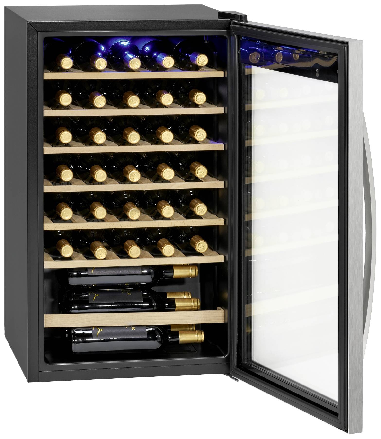 Profi Cook PC-WK 1235 Glaskühlschrank 95 l EEK: G (A - G) Standgerät Inox