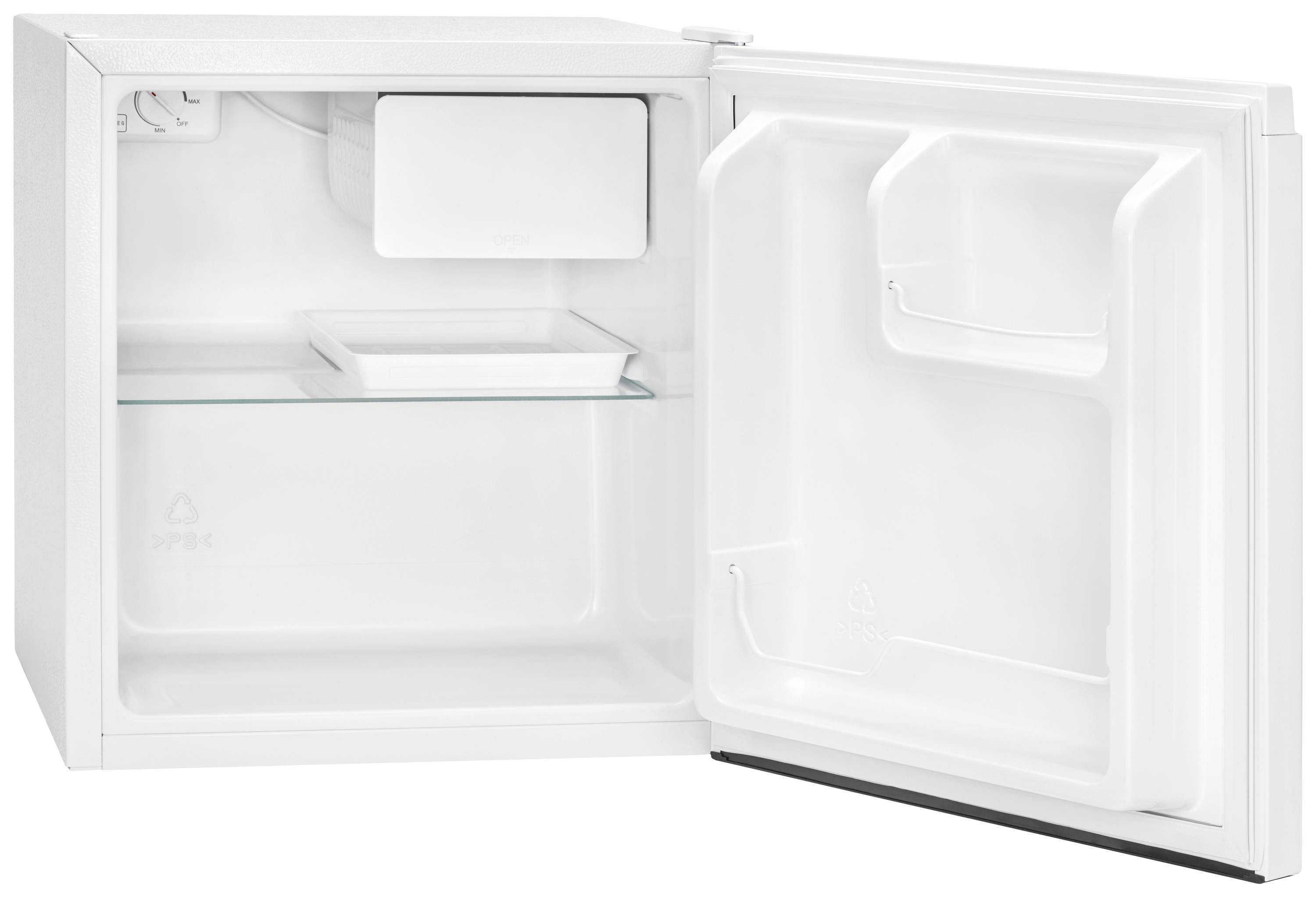 Bomann KB 7245 weiß Minikühlschrank/Partykühler EEK: E (A - G) Kompressor 240 V Weiß 45 l 0° bis 8 °C