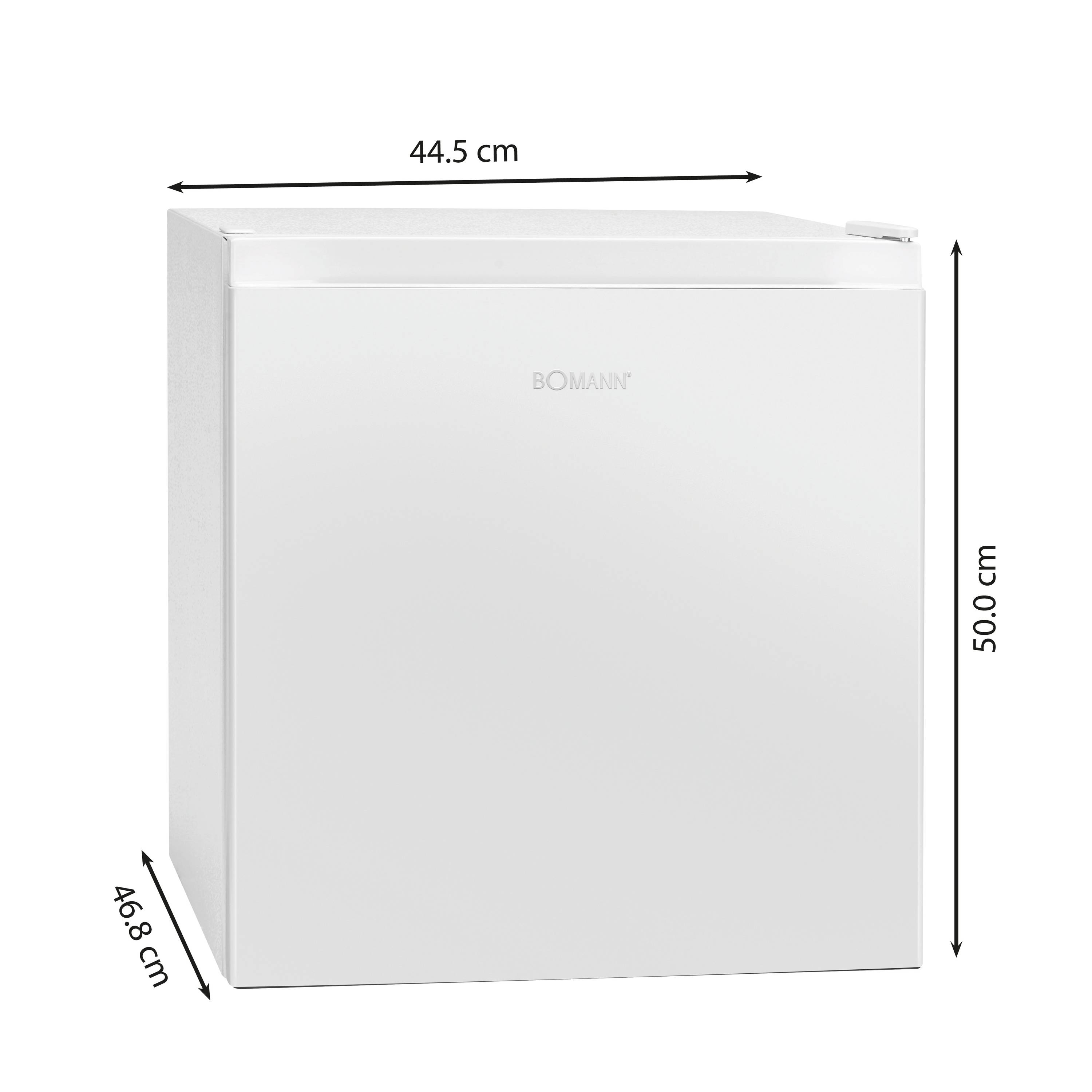 Bomann KB 7245 weiß Minikühlschrank/Partykühler EEK: E (A - G) Kompressor 240 V Weiß 45 l 0° bis 8 °C