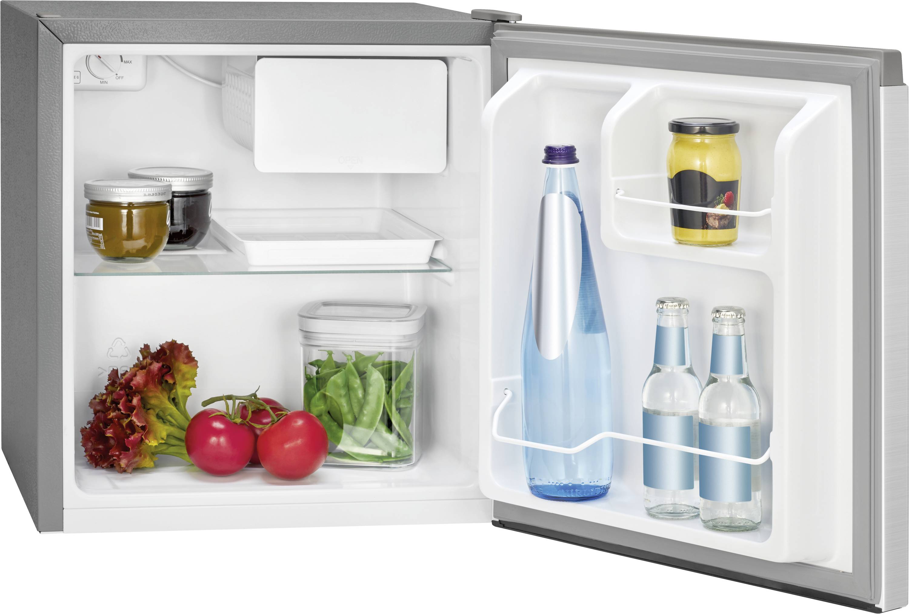 Bomann KB 7245 ix-look Minikühlschrank/Partykühler EEK: E (A - G) Kompressor 240 V Inox 45 l