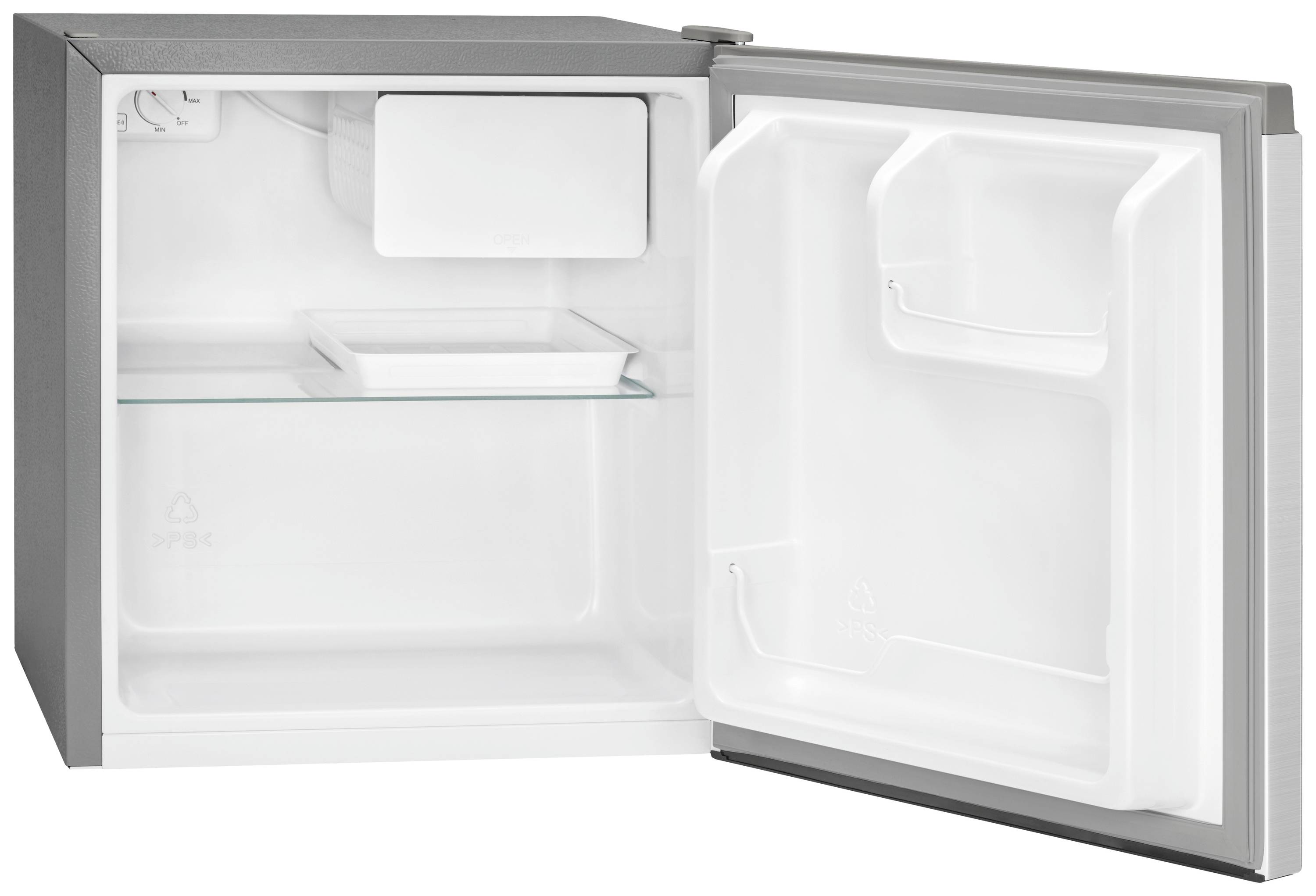 Bomann KB 7245 ix-look Minikühlschrank/Partykühler EEK: E (A - G) Kompressor 240 V Inox 45 l