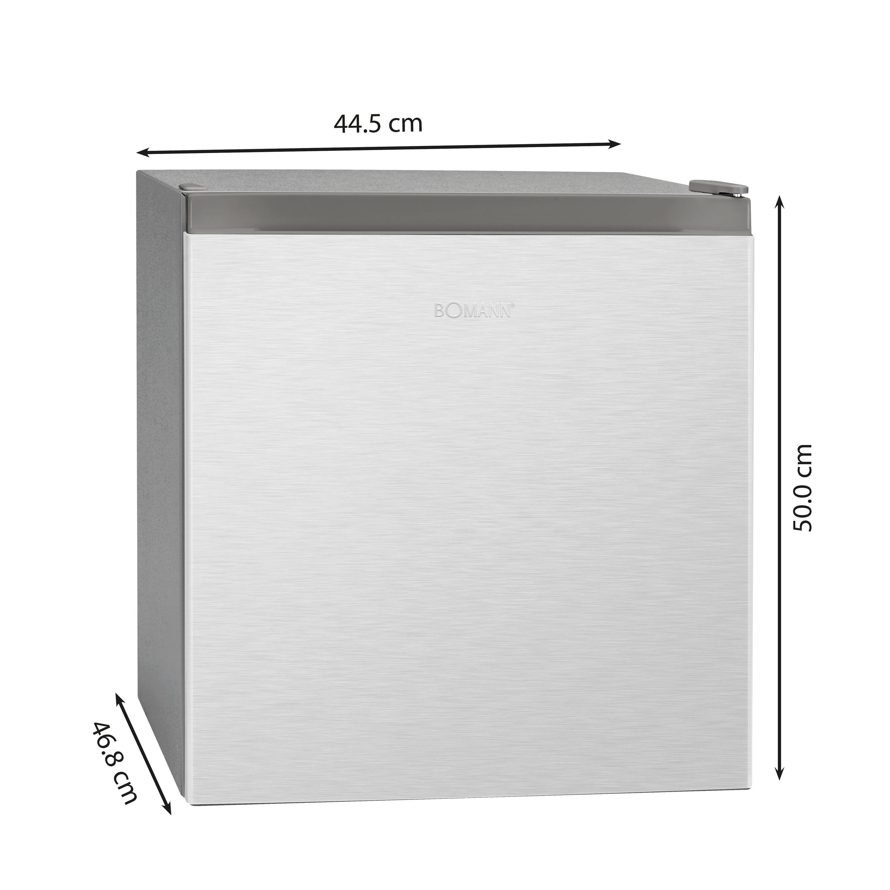 Bomann KB 7245 ix-look Minikühlschrank/Partykühler EEK: E (A - G) Kompressor 240 V Inox 45 l