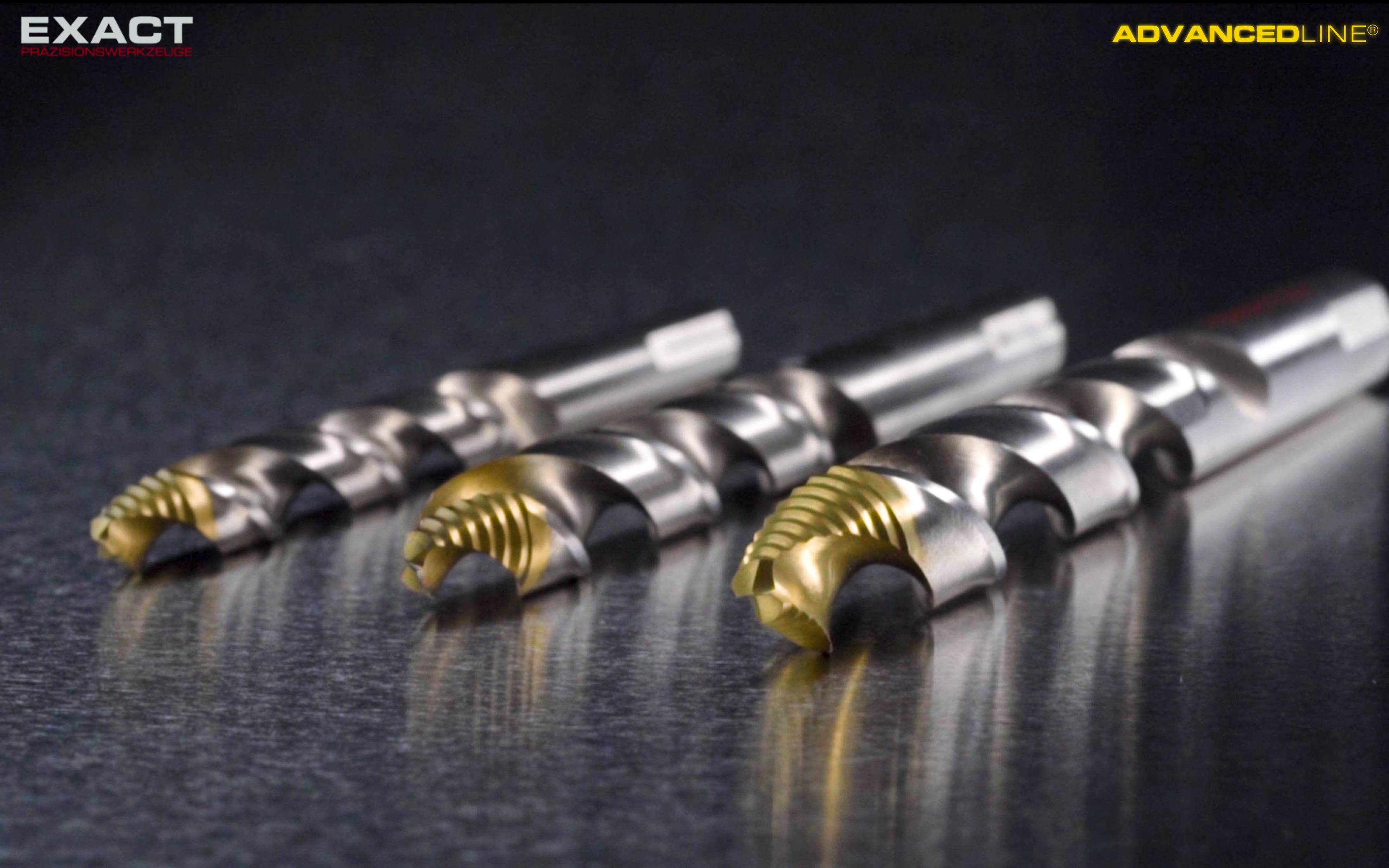 Exact 74561 HSS TIN-TIP Spiralbohrer 1 mm, 1.5 mm, 2 mm, 2.5 mm, 3 mm, 3.5 mm, 4 mm, 4.5 mm, 5 mm, 5.5 mm, 6 mm, 6.5 mm, 8 mm