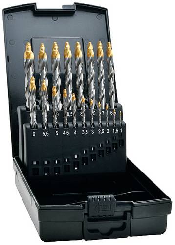 Exact 74561 Spiralbohrer StepTip Ø1,0-10,0mm 19-Stk. HSS TIN-TIP