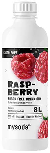 Mysoda Getränke-Sirup Raspberry sugar free Drink Mix