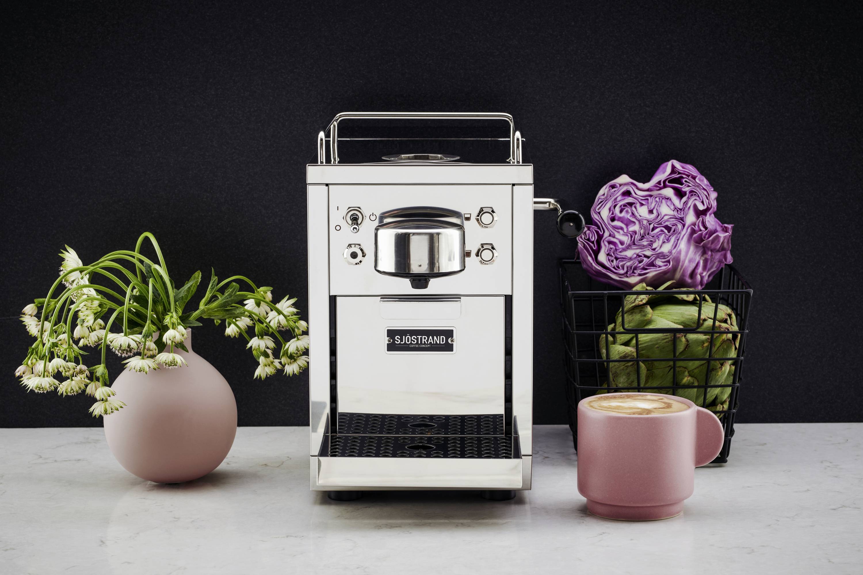 Sjöstrand Espresso Kapselmachine M10001 Kapselmaschine Edelstahl