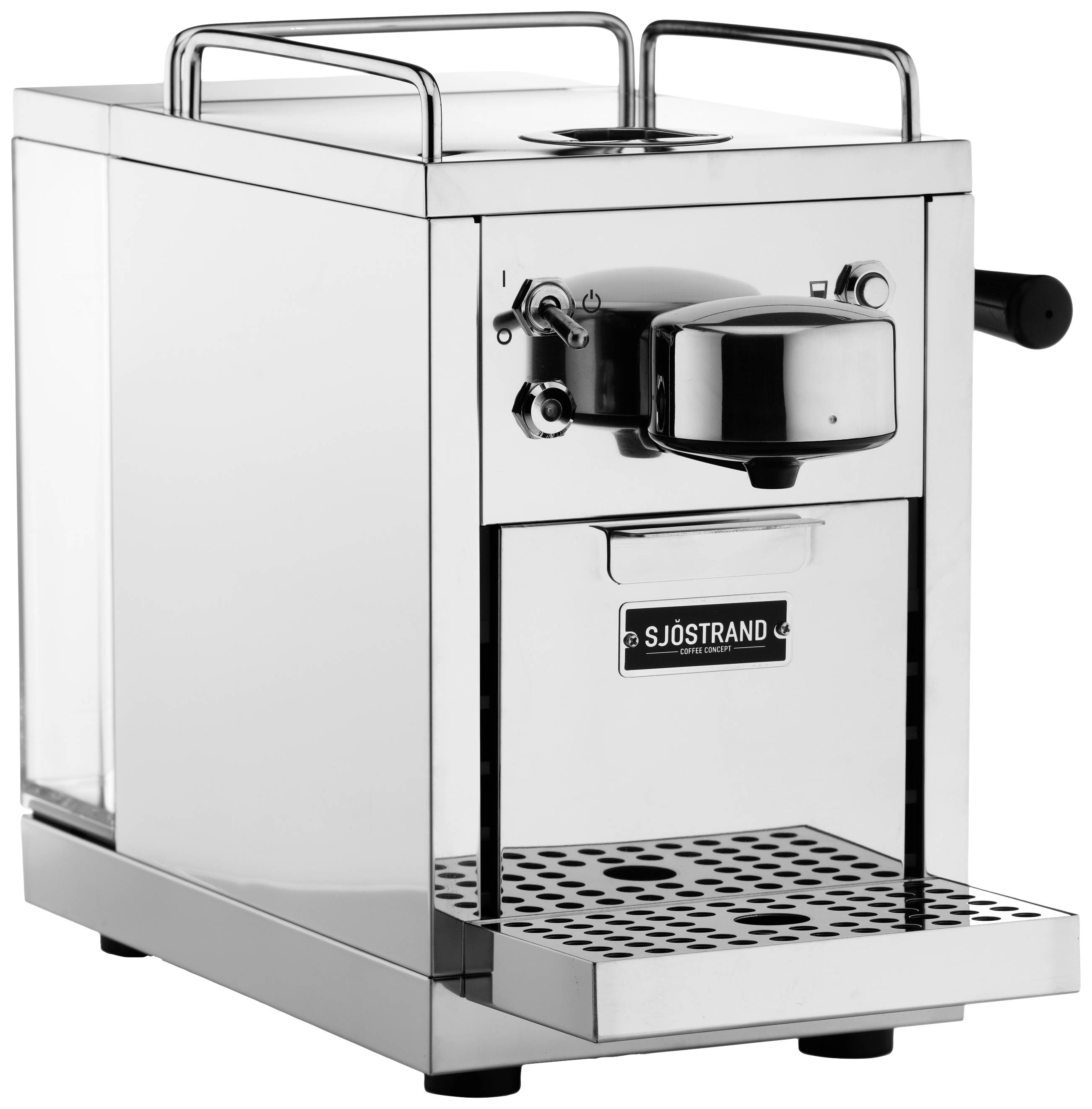 Sjöstrand Espresso Kapselmachine M10001 Kapselmaschine Edelstahl