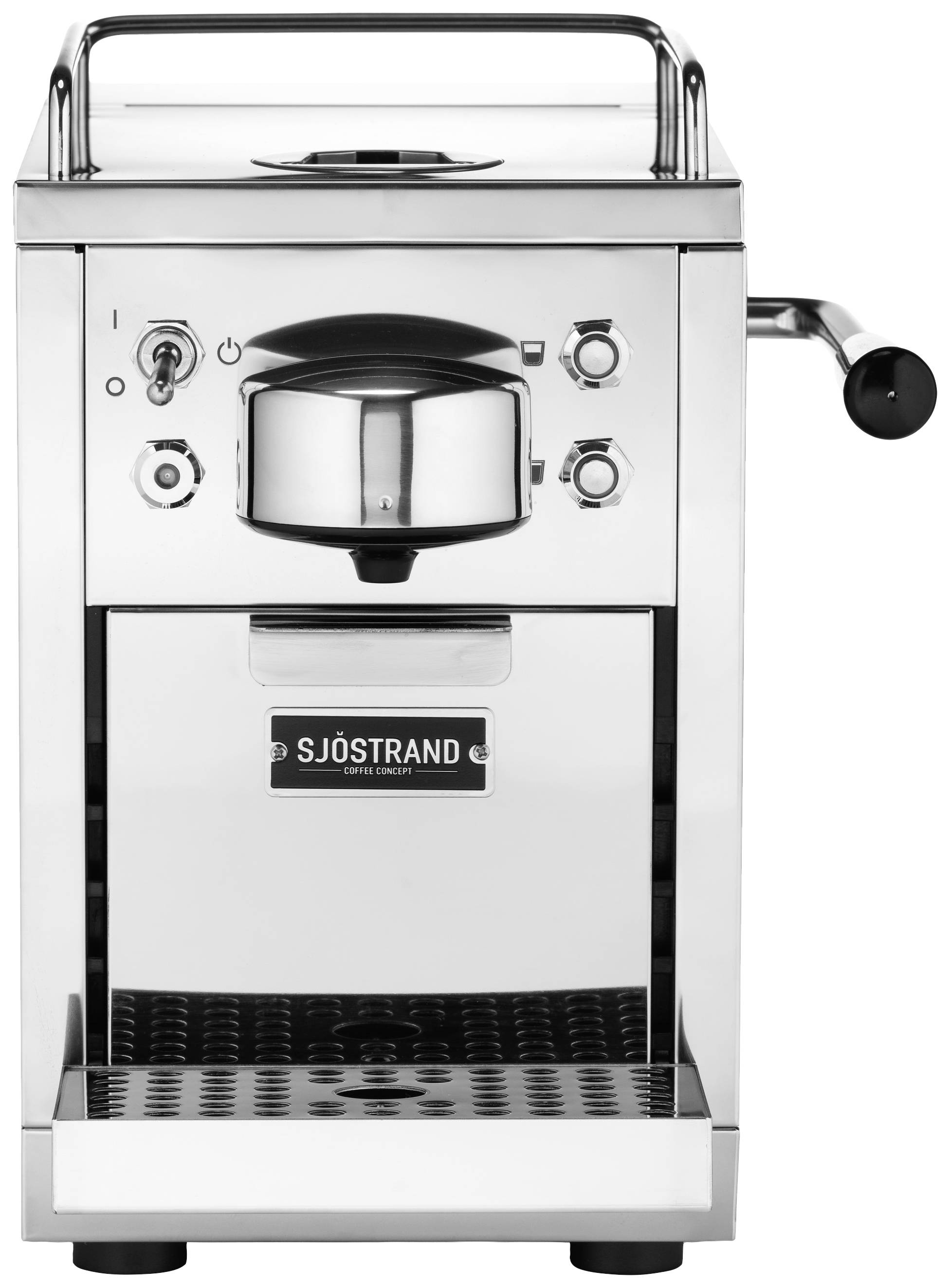 Sjöstrand Espresso Kapselmachine M10001 Kapselmaschine Edelstahl