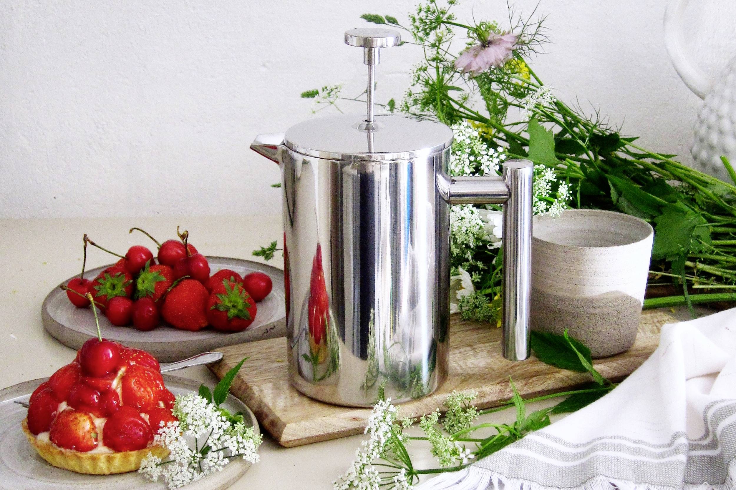 Sjöstrand French press Kaffeebereiter Edelstahl (glänzend)