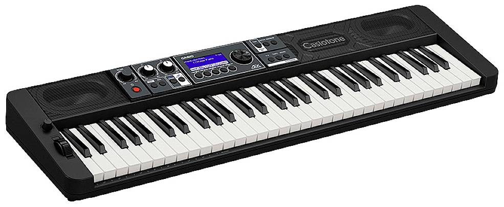 Casio CT-S500C7 Digital-Piano Schwarz inkl. Netzteil, inkl. Notenhalterung
