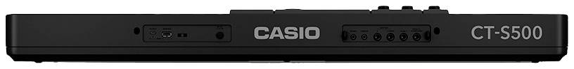 Casio CT-S500C7 Digital-Piano Schwarz inkl. Netzteil, inkl. Notenhalterung