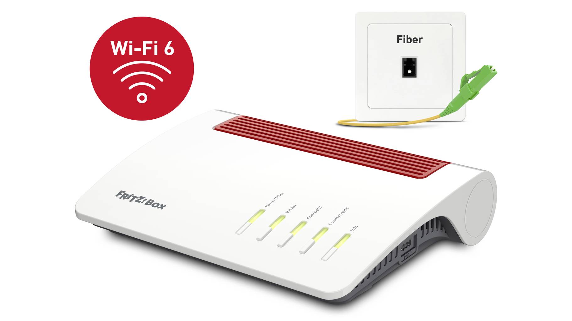 AVM FRITZ!Box 5590 Fiber WLAN Glasfaser Router 2.4GHz, 5GHz ...