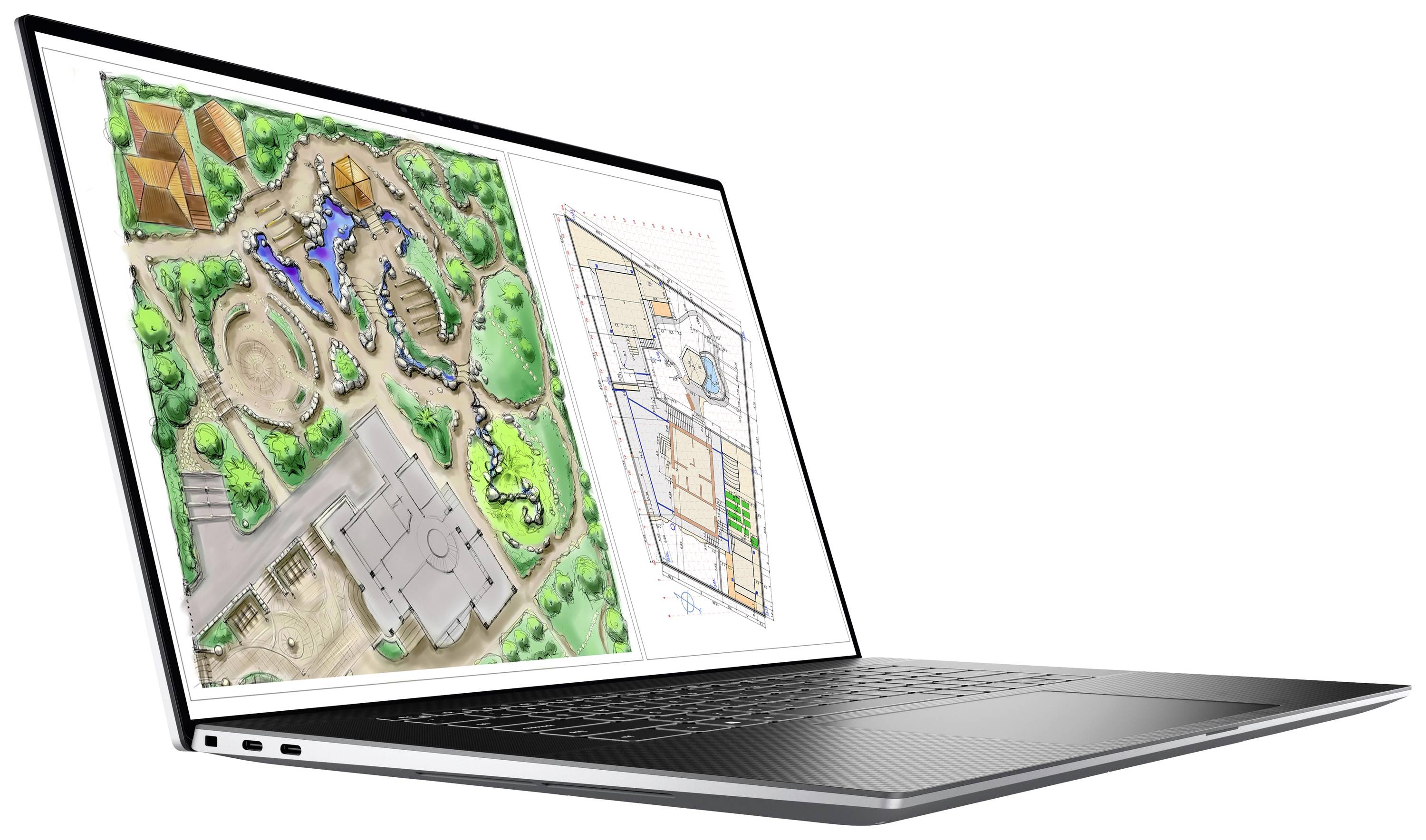 Dell Notebook Precision 5770 43.2 cm (17 Zoll) UHD+ Intel® Core™ i7 i7-12800H 32 GB RAM 512 GB SSD Deutsch, QWERTZ Grau DYRP0