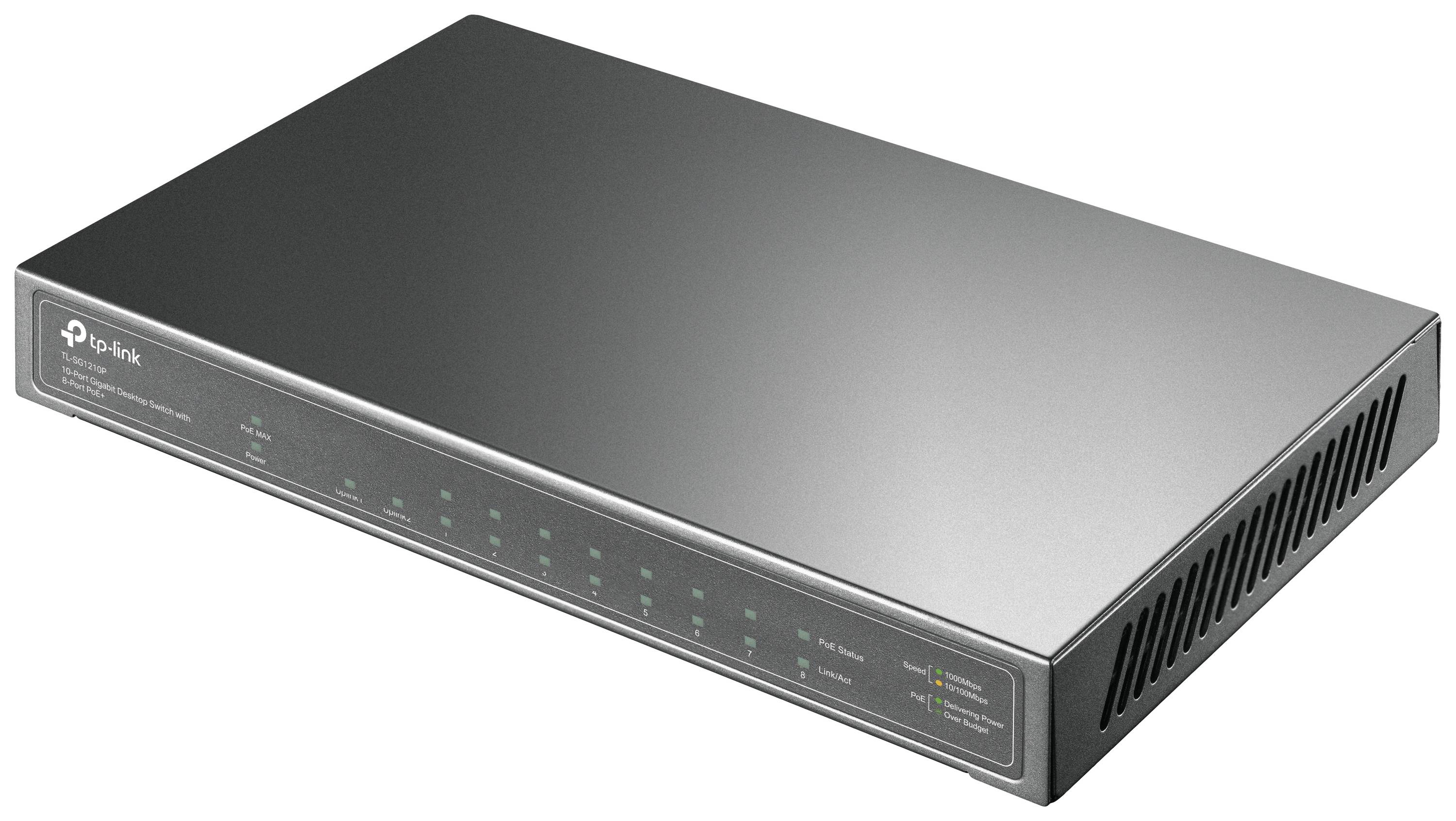TP-LINK TL-SG1210MP TL-SG1210MP Netzwerk Switch 9 Port 1 GBit/s PoE-Funktion