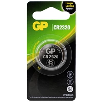 GP Knopfzelle CR 2320 3V Lithium GPCR2320E-2CPU1 GP Knopfzelle CR 2320 3V Lithium GPCR2320E-2CPU1