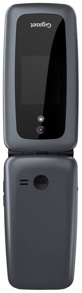 Gigaset GL7 Senioren-Klapp-Handy SOS Taste Titanium Grey