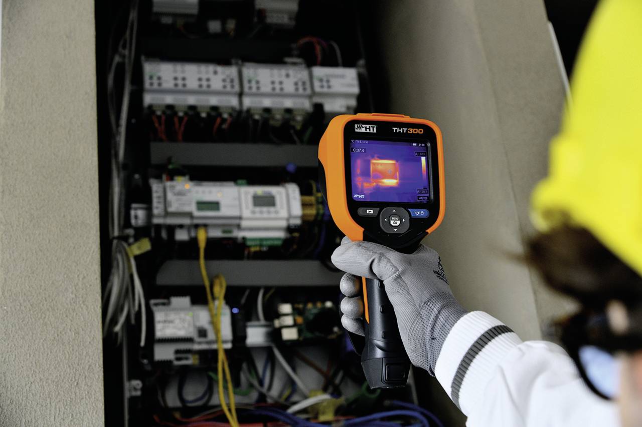 HT Instruments THT300 Wärmebildkamera -20 bis +650°C 50Hz integrierte Digitalkamera, WiFi, Touchscreen