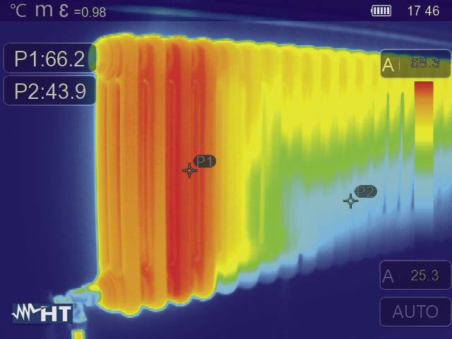 HT Instruments THT300 Wärmebildkamera -20 bis +650°C 50Hz integrierte Digitalkamera, WiFi, Touchscreen