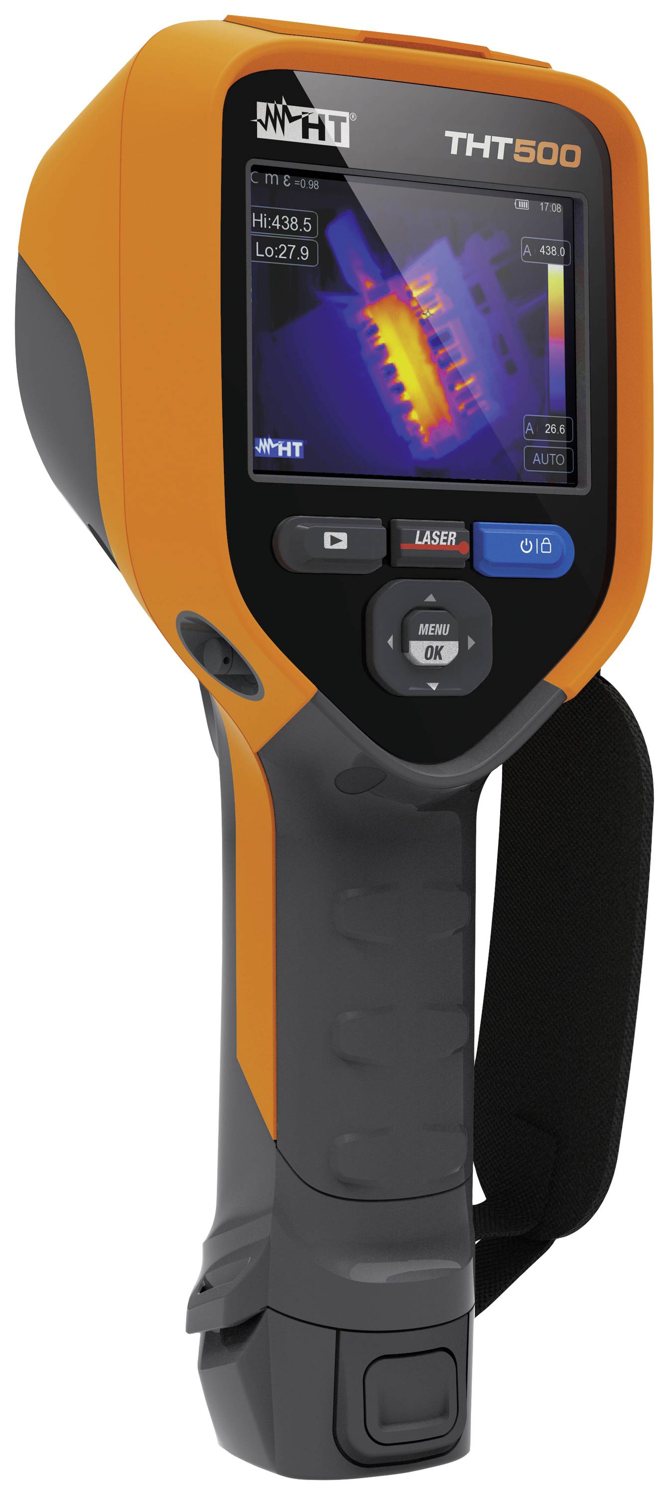 HT Instruments THT500 Wärmebildkamera -20 bis +650 °C 50 Hz integrierte Digitalkamera, WiFi, Touchs