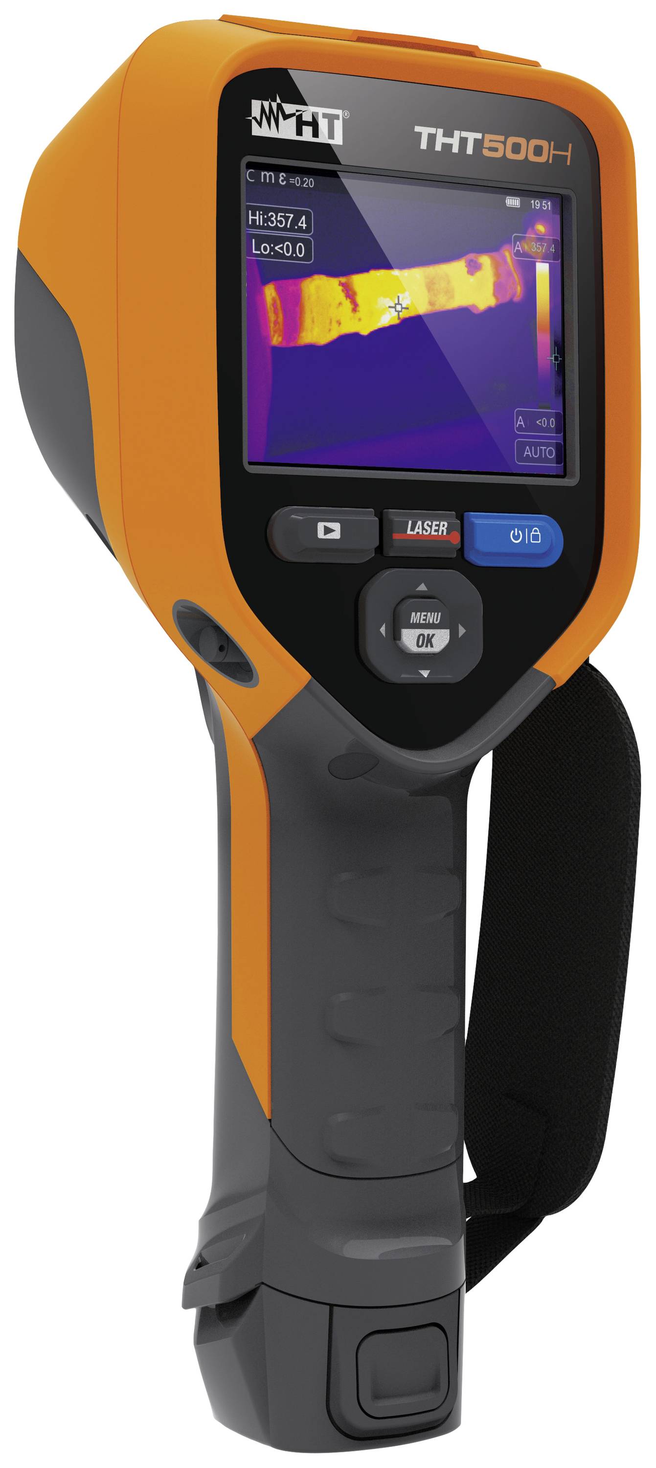 HT Instruments THT500H Wärmebildkamera -20 bis +1200°C 50Hz integrierte Digitalkamera, WiFi, Touchscreen