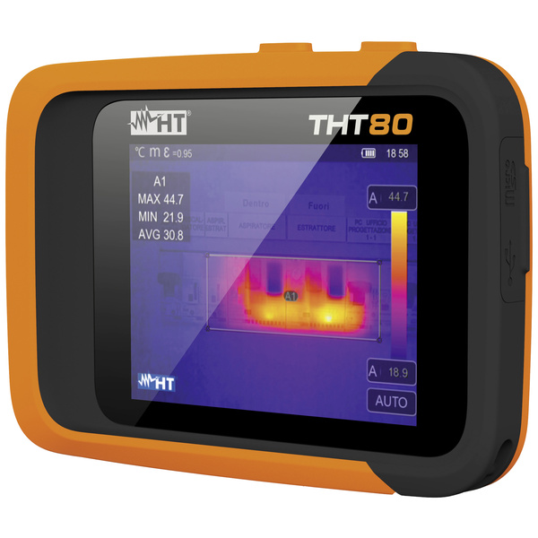 HT Instruments THT80 Wärmebildkamera -20 bis +550°C 25Hz integrierte Digitalkamera, WiFi, Touchscreen