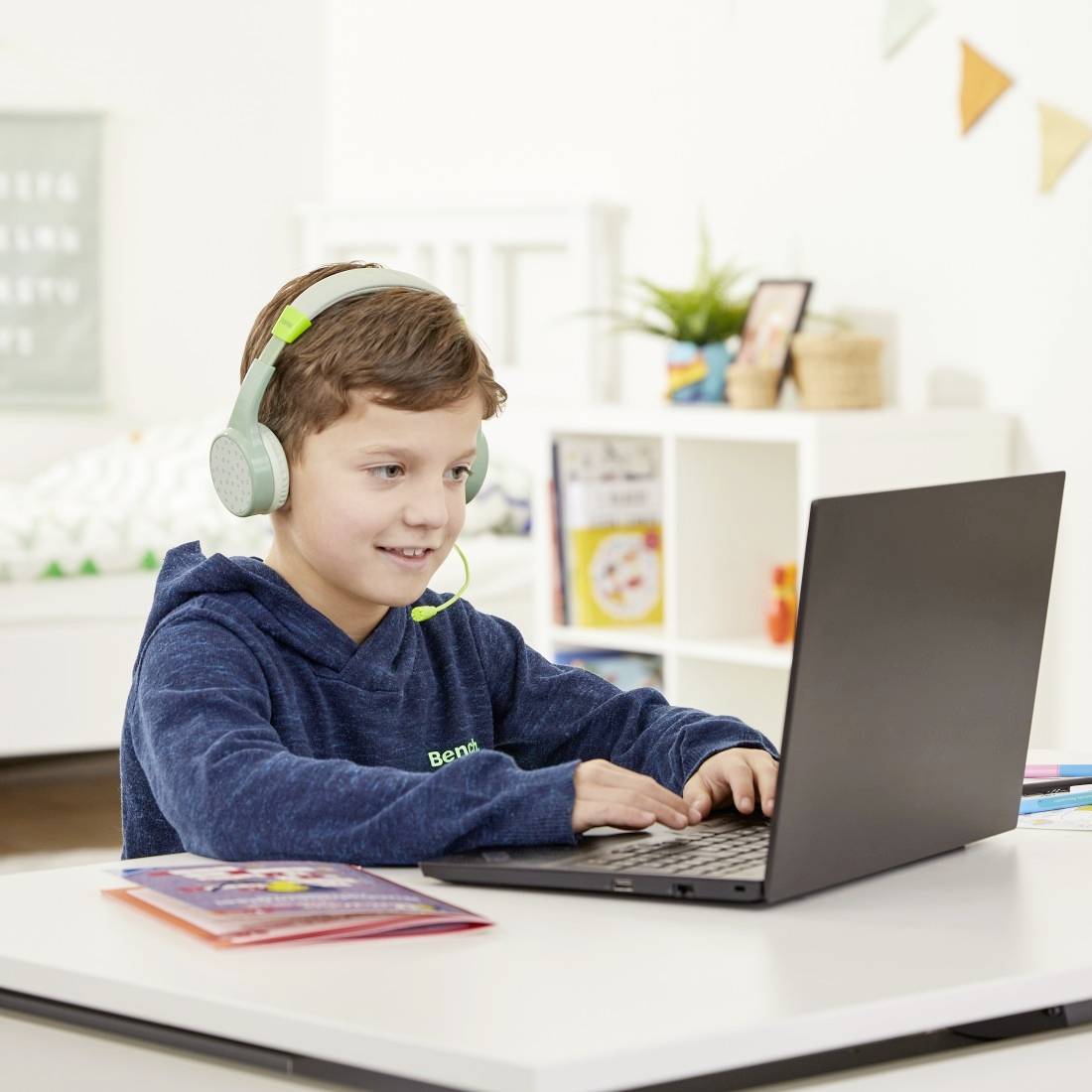 Hama Teens Guard On Ear Headset Bluetooth® Stereo Grün Headset, Lautstärkeregelung Kinder