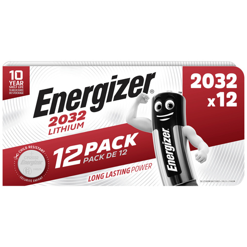 Energizer Knopfzelle CR 2032 3 V 12 St. 240 mAh Lithium