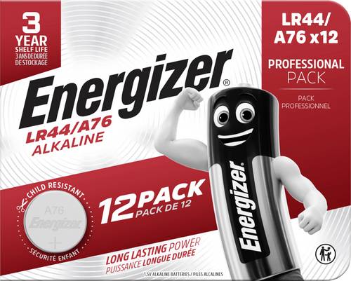 Energizer Knopfzelle LR44 1.5 V 12 St. 150 mAh Alkali-Mangan AG13