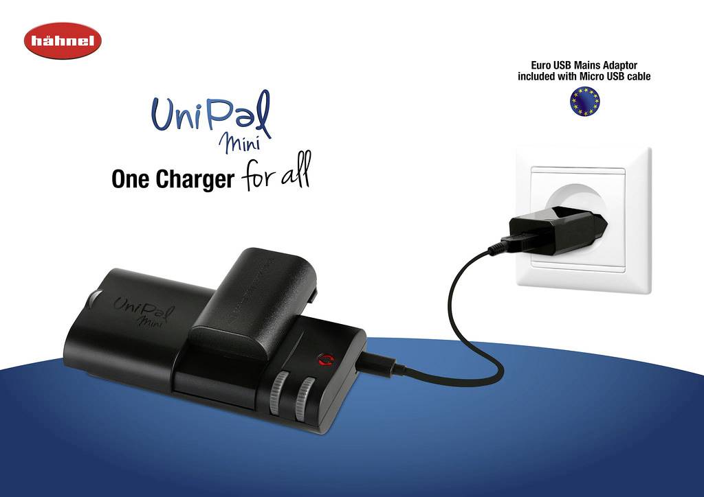 Hähnel Fototechnik Unipal Mini II 10003660 Kamera-Ladegerät Passender Akku LiIon, LiPo