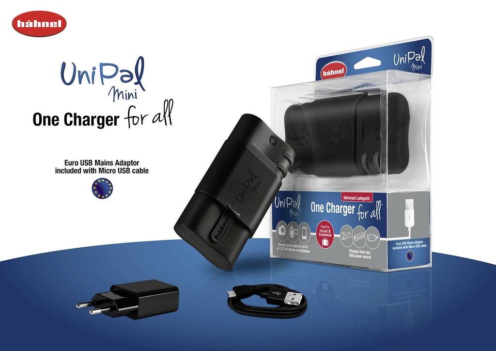 Hähnel Fototechnik Unipal Mini II 10003660 Kamera-Ladegerät Passender Akku LiIon, LiPo