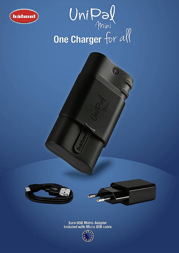 Hähnel Fototechnik Unipal Mini II 10003660 Kamera-Ladegerät Passender Akku LiIon, LiPo