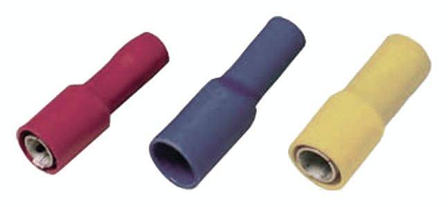 Intercable 1.50 mm² 2.50 mm² Stift-Ø: 5 mm Vollisoliert Blau 100 St.