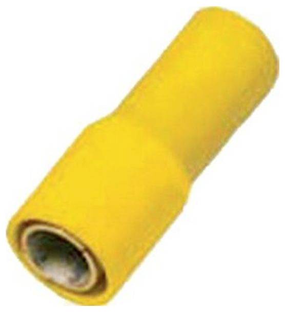 Intercable 4mm² 6mm² Stift-Ø: 6mm Vollisoliert Gelb 100St.