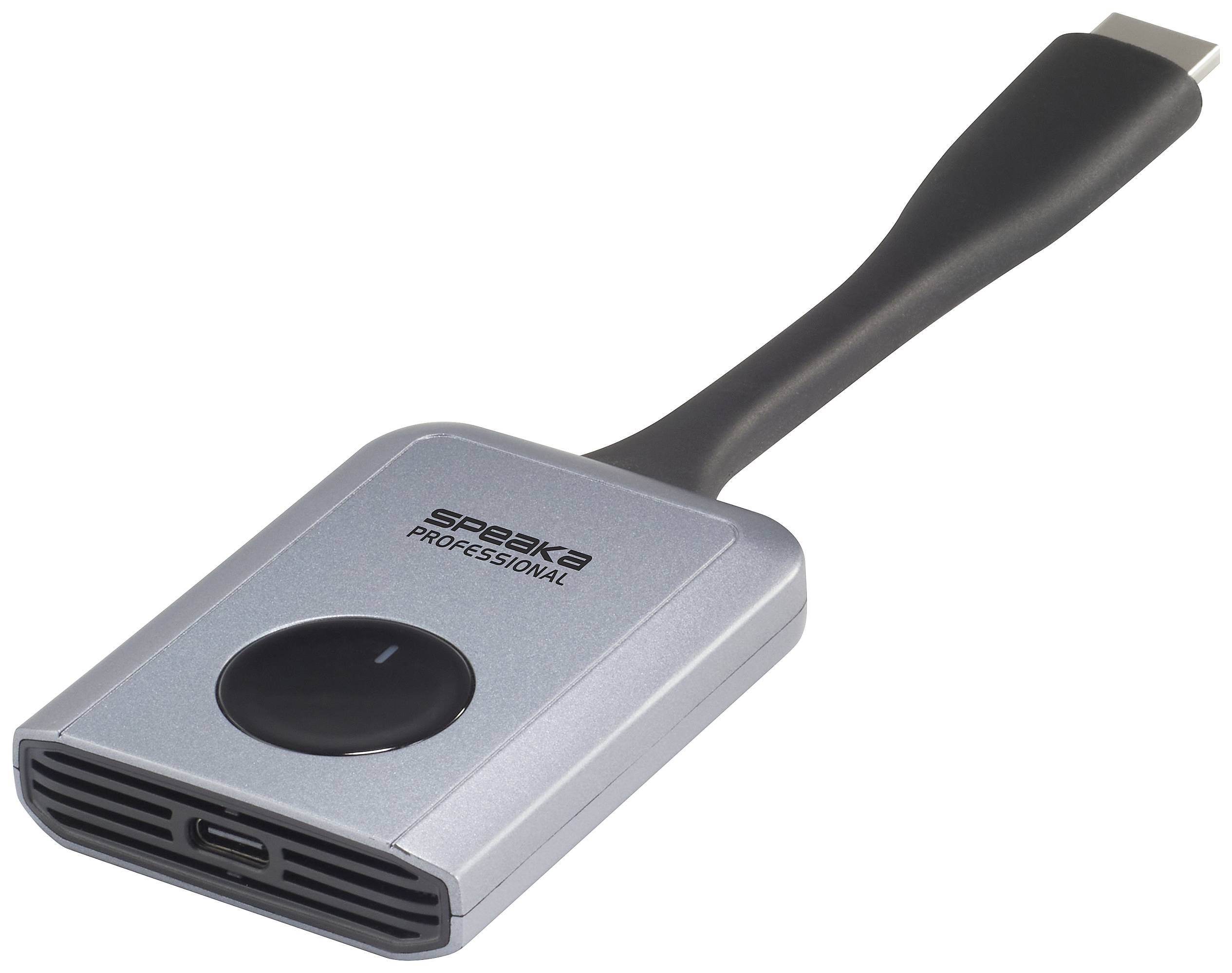 SpeaKa Professional SP-WTR-400 HDMI-Funkübertragung (Set) 30m 2.4GHz, 5GHz 1920 x 1080 Pixel Sichere Funkübertragung