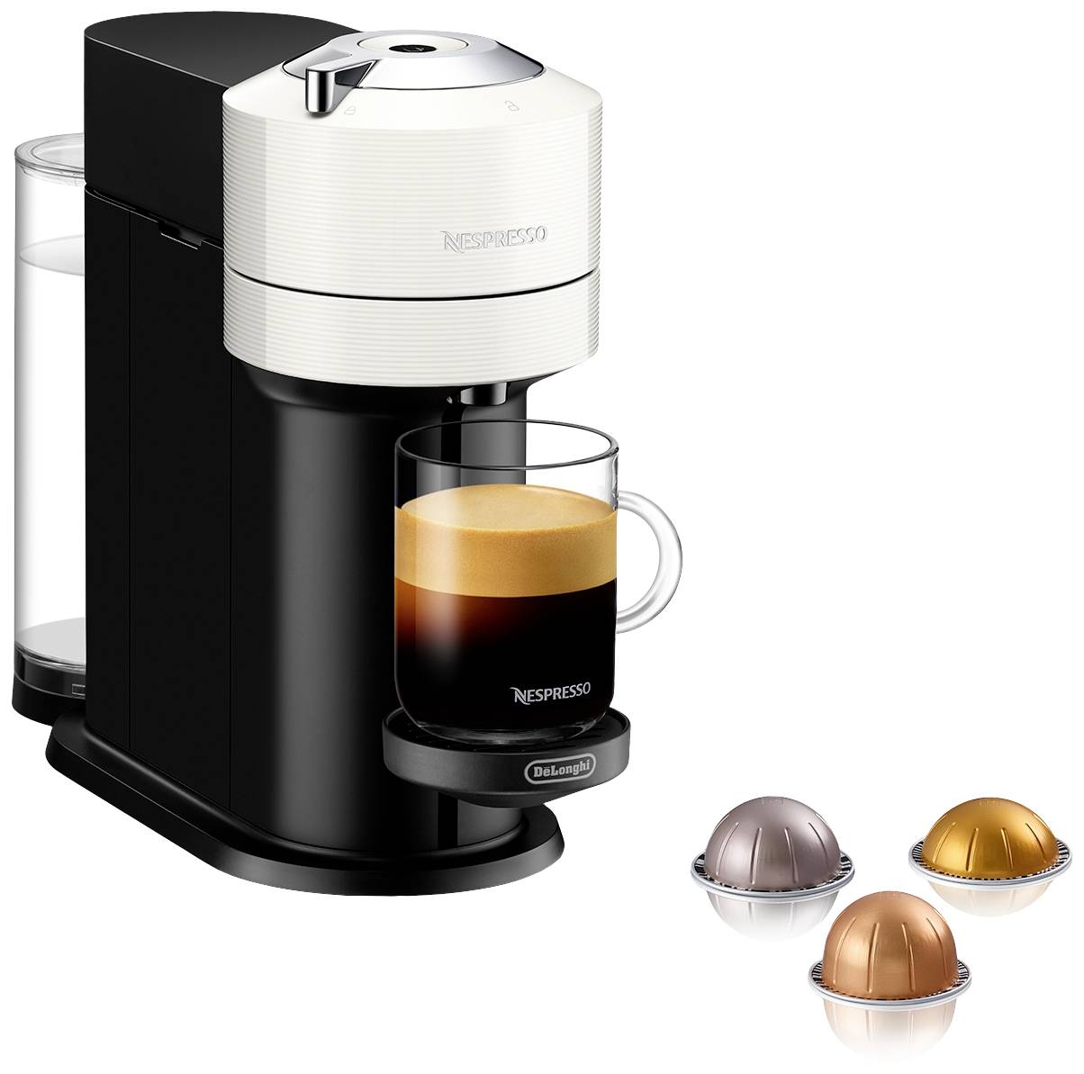 DeLonghi MC DE DL-NESPRESSO ENV120.W FXHU 0132192007 Kapselmaschine Weiß/Schwarz