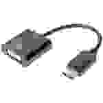 Digitus DisplayPort / DVI Anschlusskabel DisplayPort Stecker, DVI-I 24+5pol. Buchse 0.15 m Schwarz