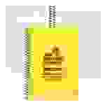 Modestone Notizblock 145x105 gelb30 Bl C643 beidseitig benutzbar Gelb, Weiß 145 x 105 mm kariert An