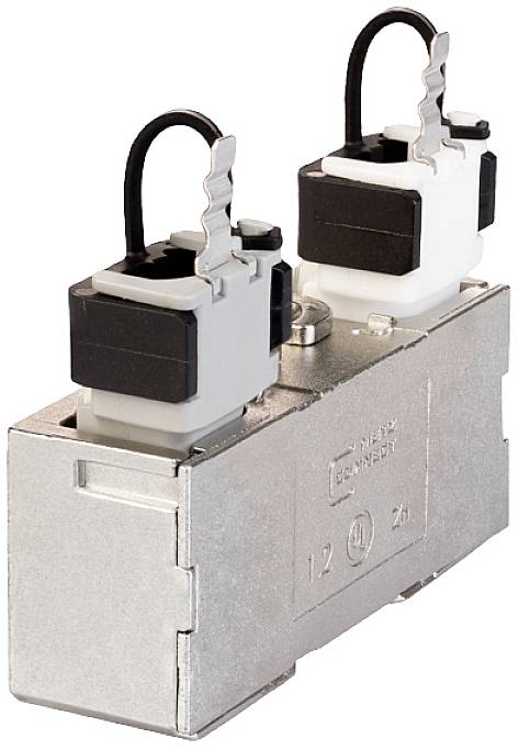 Metz Connect RJ45 Netzwerk Adapter CAT 7a [1x RJ45-Buchse - 1x RJ45-Buchse] Silber