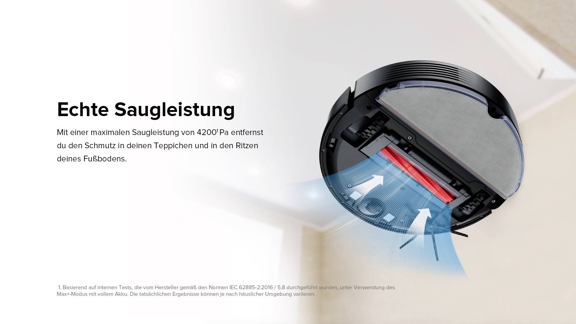 Roborock Q7 Max Vacuum Cleaner Saug-und Wischroboter Schwarz kompatibel mit Amazon Alexa, kompatibe