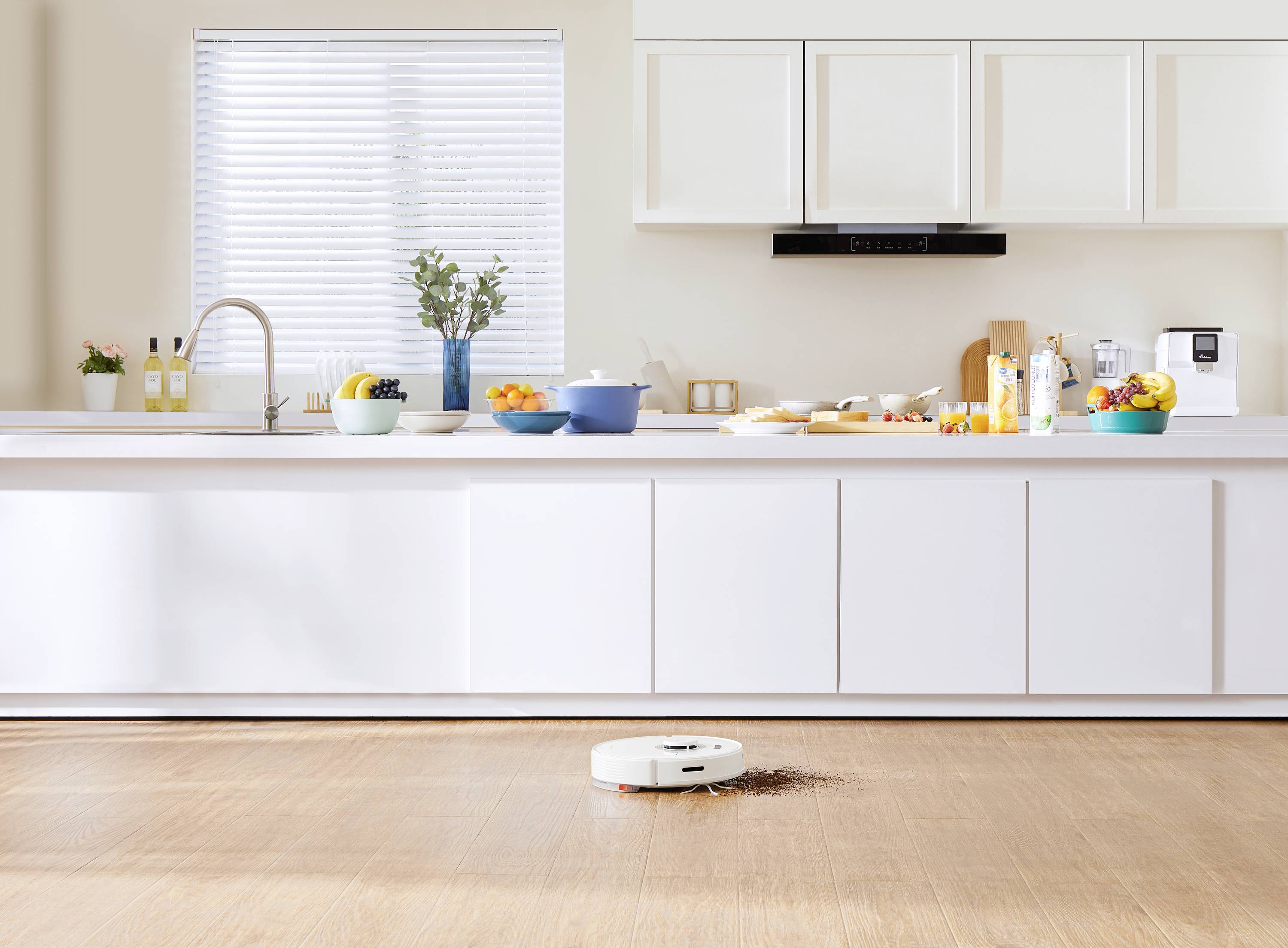 Roborock Q7 Max White Vacuum Cleaner Saug-und Wischroboter Weiß kompatibel mit Amazon Alexa, kompatibel mit Google Home