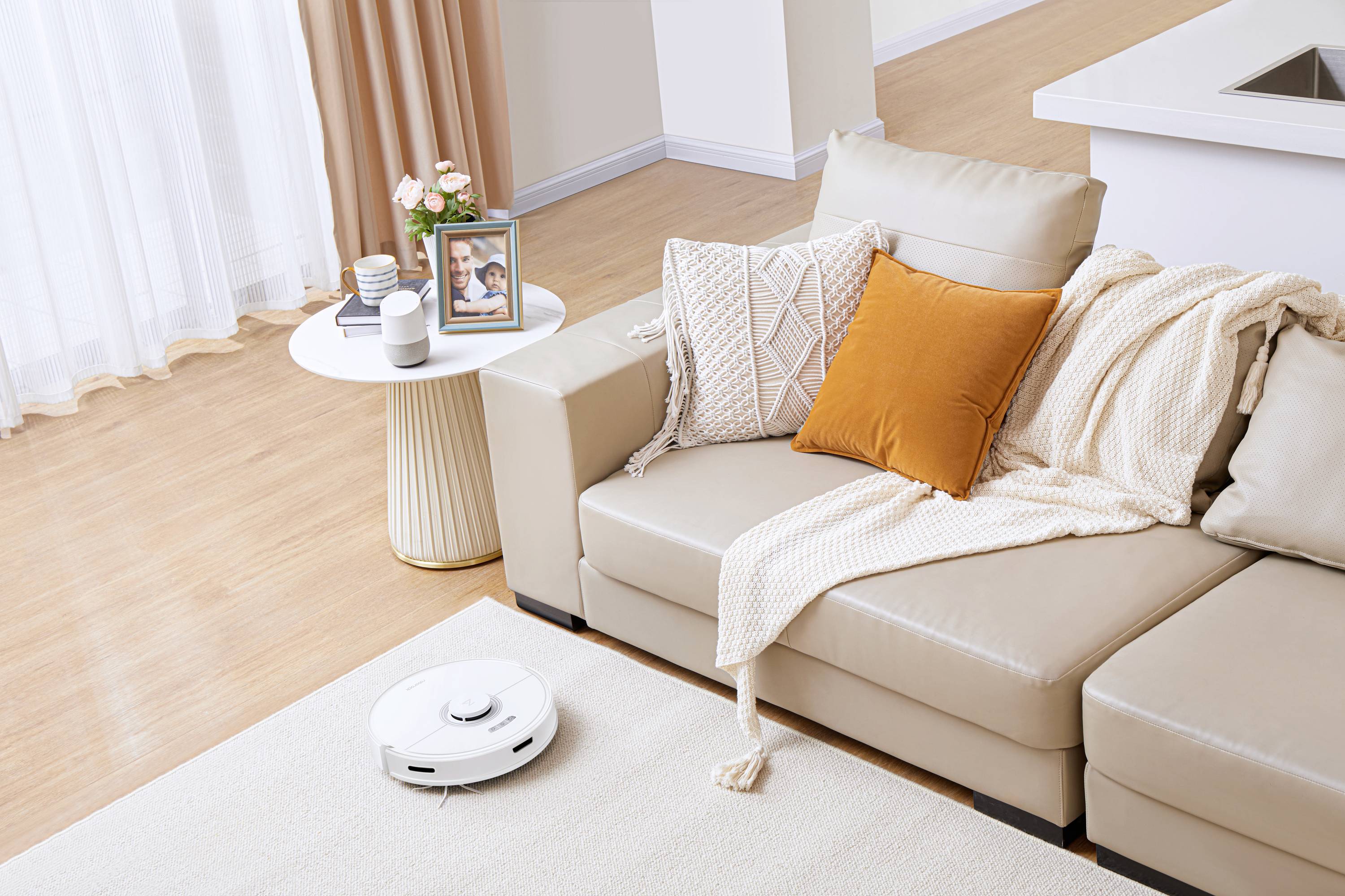 Roborock Q7 Max White Vacuum Cleaner Saug-und Wischroboter Weiß kompatibel mit Amazon Alexa, kompatibel mit Google Home