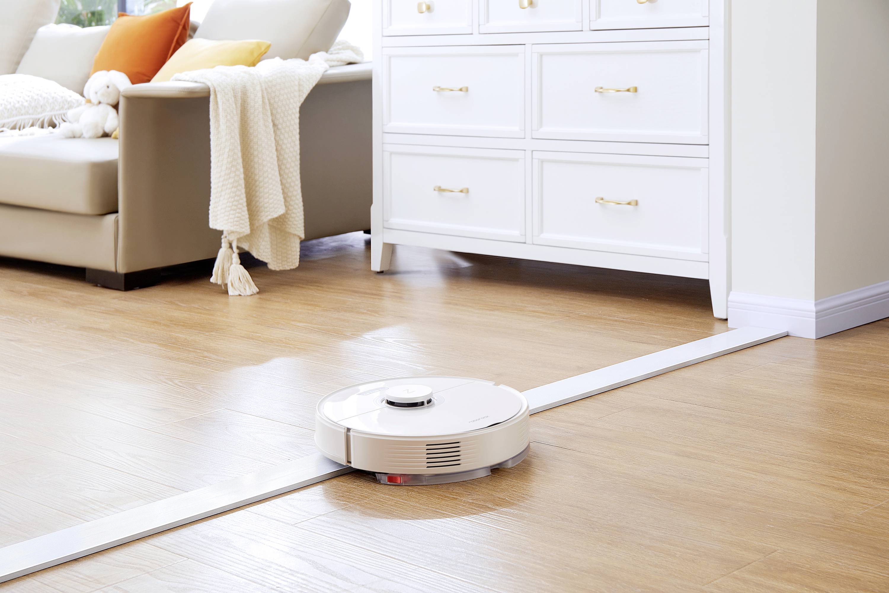 Roborock Q7 Max White Vacuum Cleaner Saug-und Wischroboter Weiß kompatibel mit Amazon Alexa, kompatibel mit Google Home
