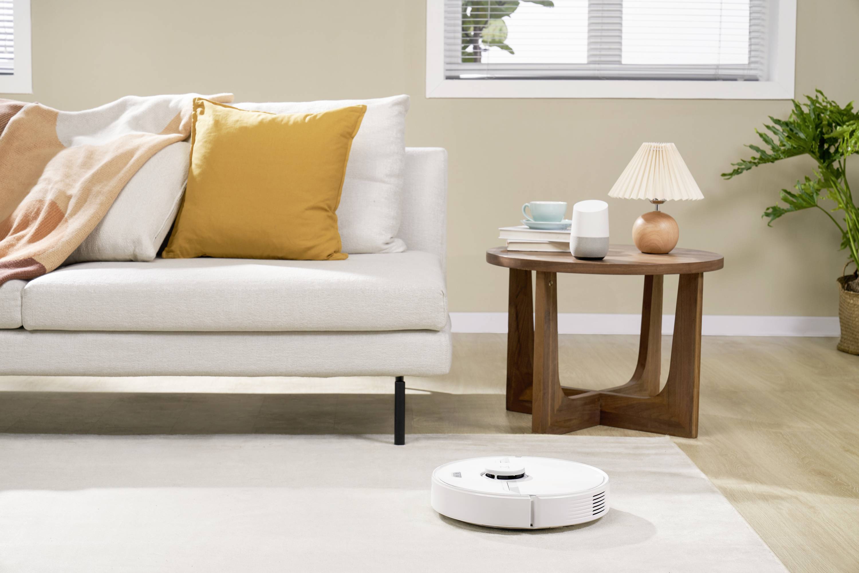 Roborock Q7 Saug-und Wischroboter Weiß kompatibel mit Amazon Alexa, kompatibel mit Google Home, Spr