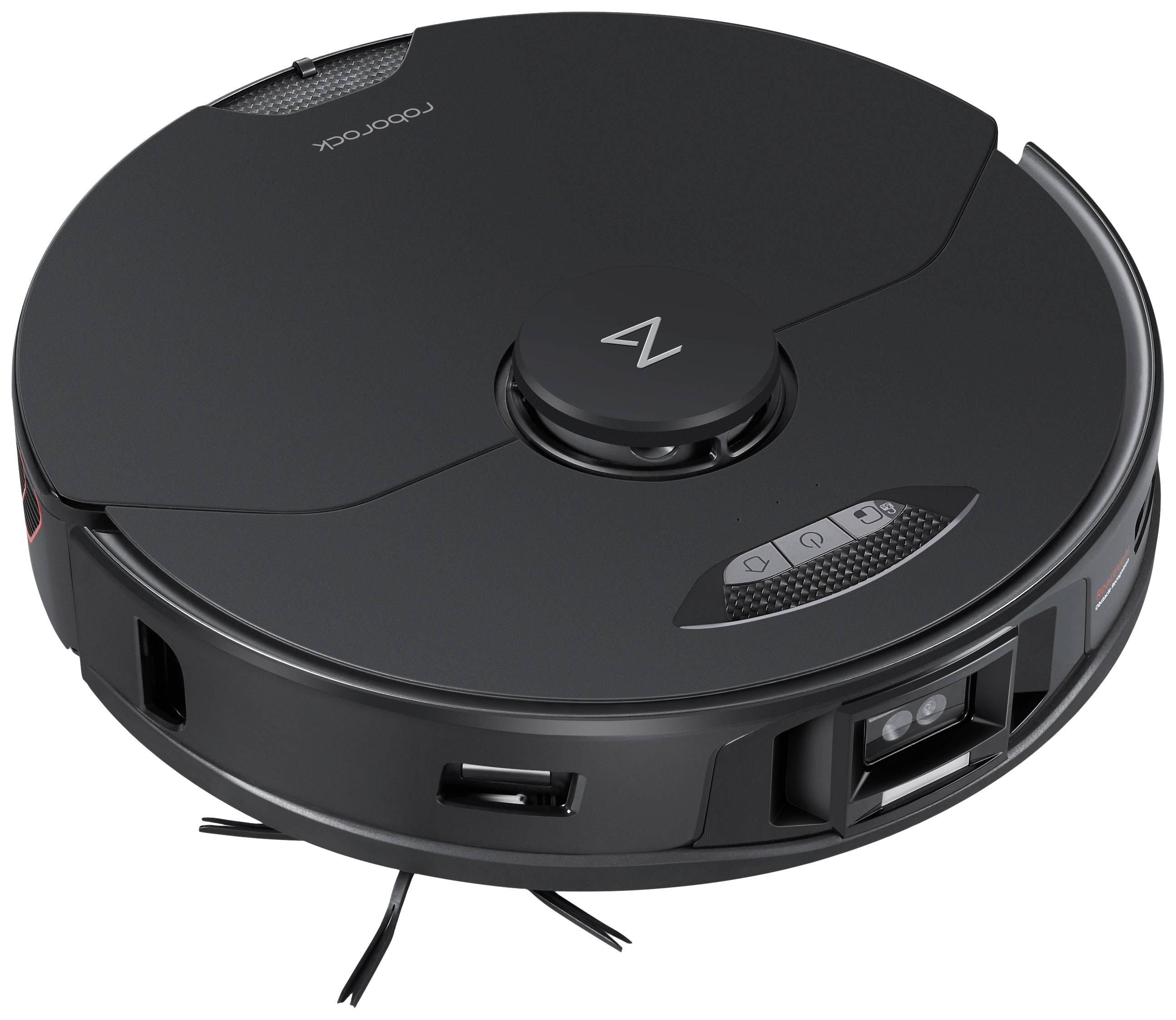 Roborock S7 MaxV Saug-und Wischroboter Schwarz kompatibel mit Amazon Alexa, kompatibel mit Google Home, App gesteuert, Sprachgesteuert