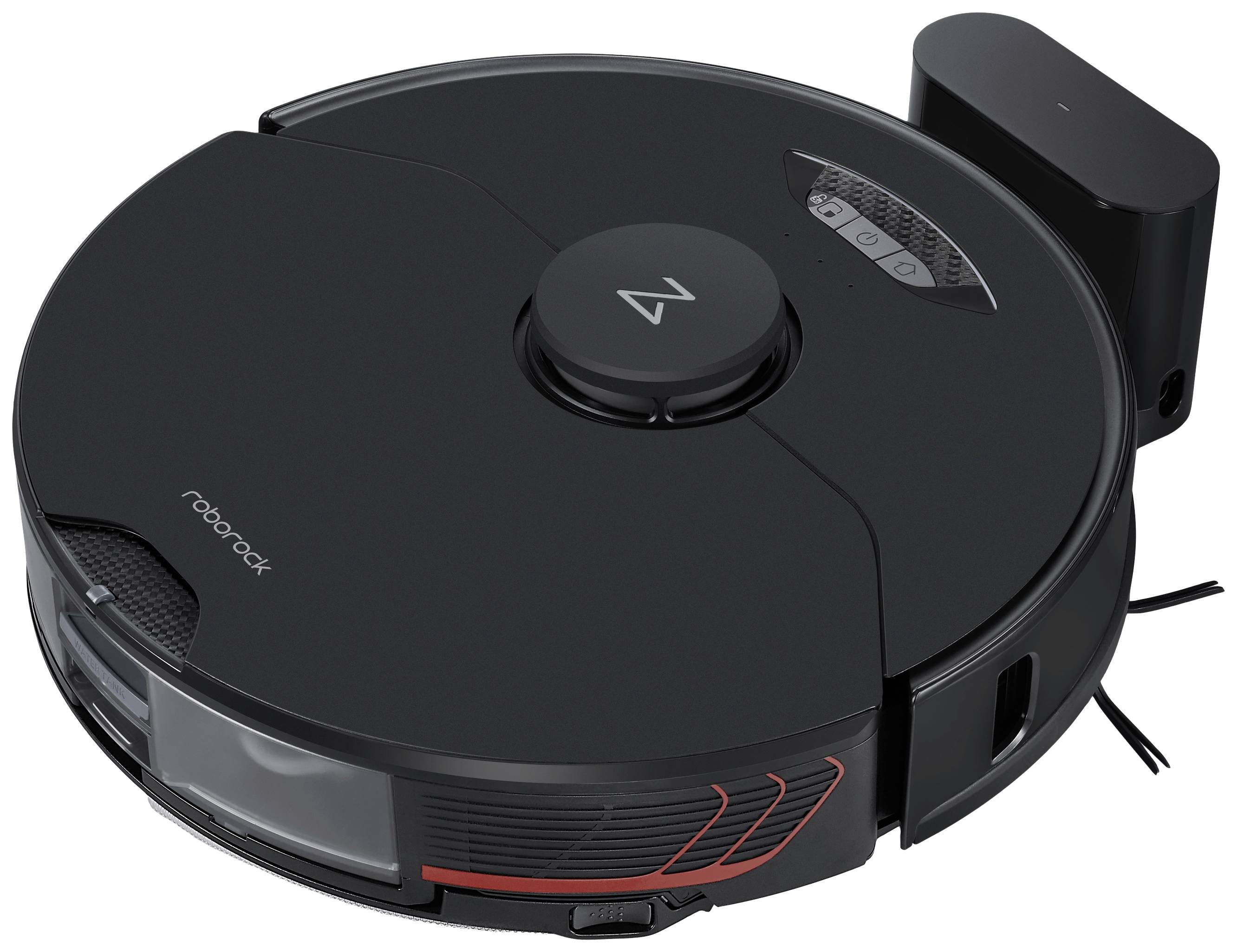 Roborock S7 MaxV Saug-und Wischroboter Schwarz kompatibel mit Amazon Alexa, kompatibel mit Google Home, App gesteuert, Sprachgesteuert